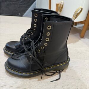 Dr martens Black Leather Lace-Up Boots
